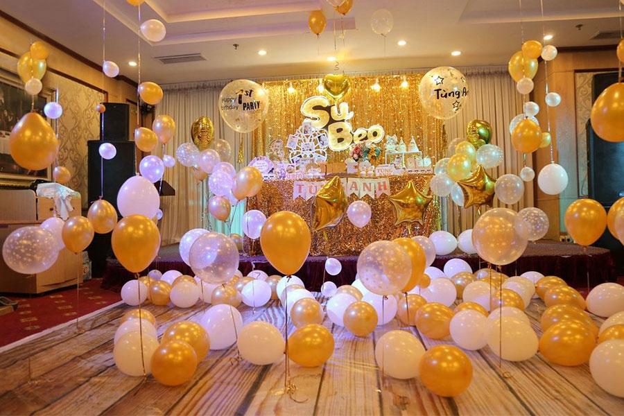 Cách trang trí tiệc sinh nhật bằng bóng bay ấn tượng dành cho bé yêu